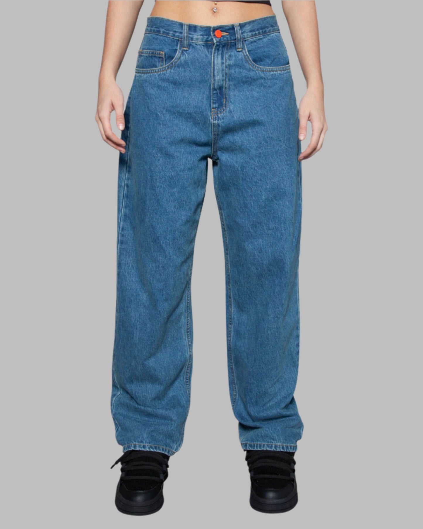 SUPER LOOSE, MEDIUM BLUE DENIM