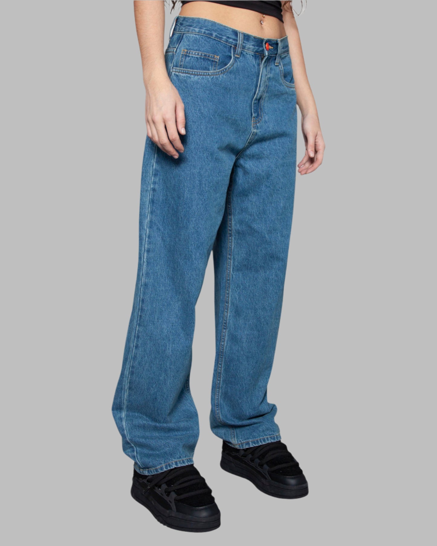 SUPER LOOSE, MEDIUM BLUE DENIM
