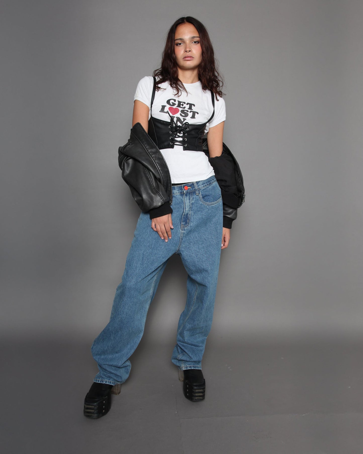SUPER LOOSE, MEDIUM BLUE DENIM