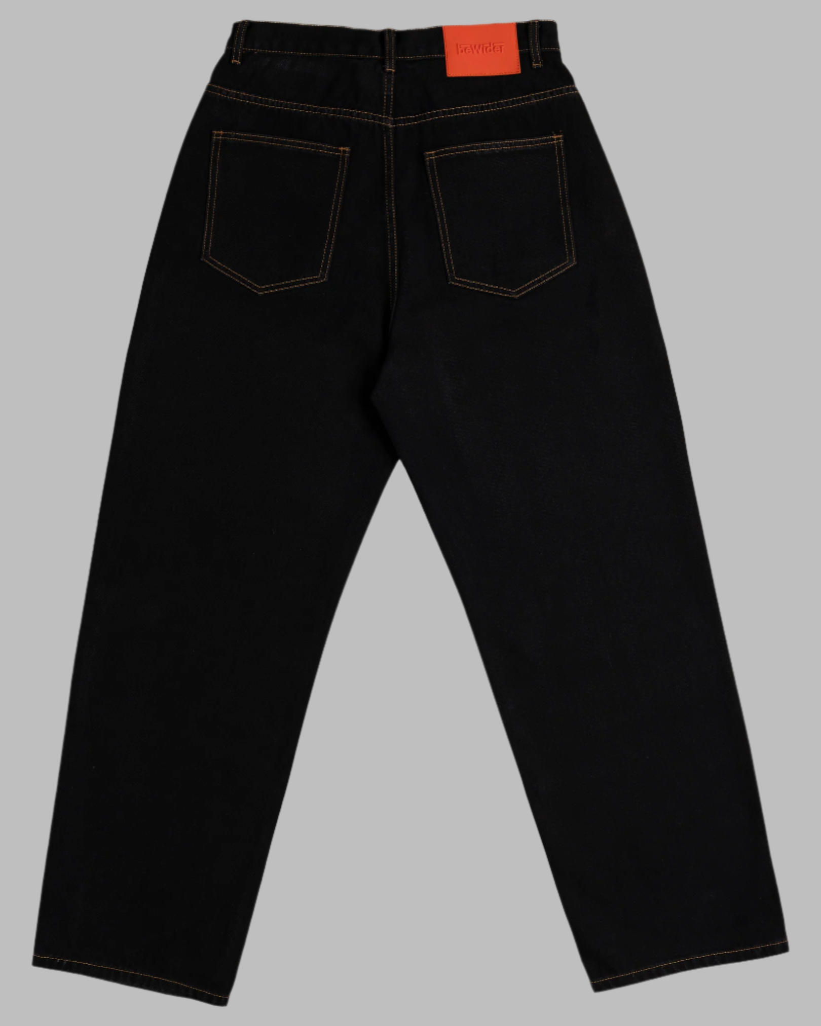 SUPER LOOSE - BLACK WITH TOBACCO STICHING