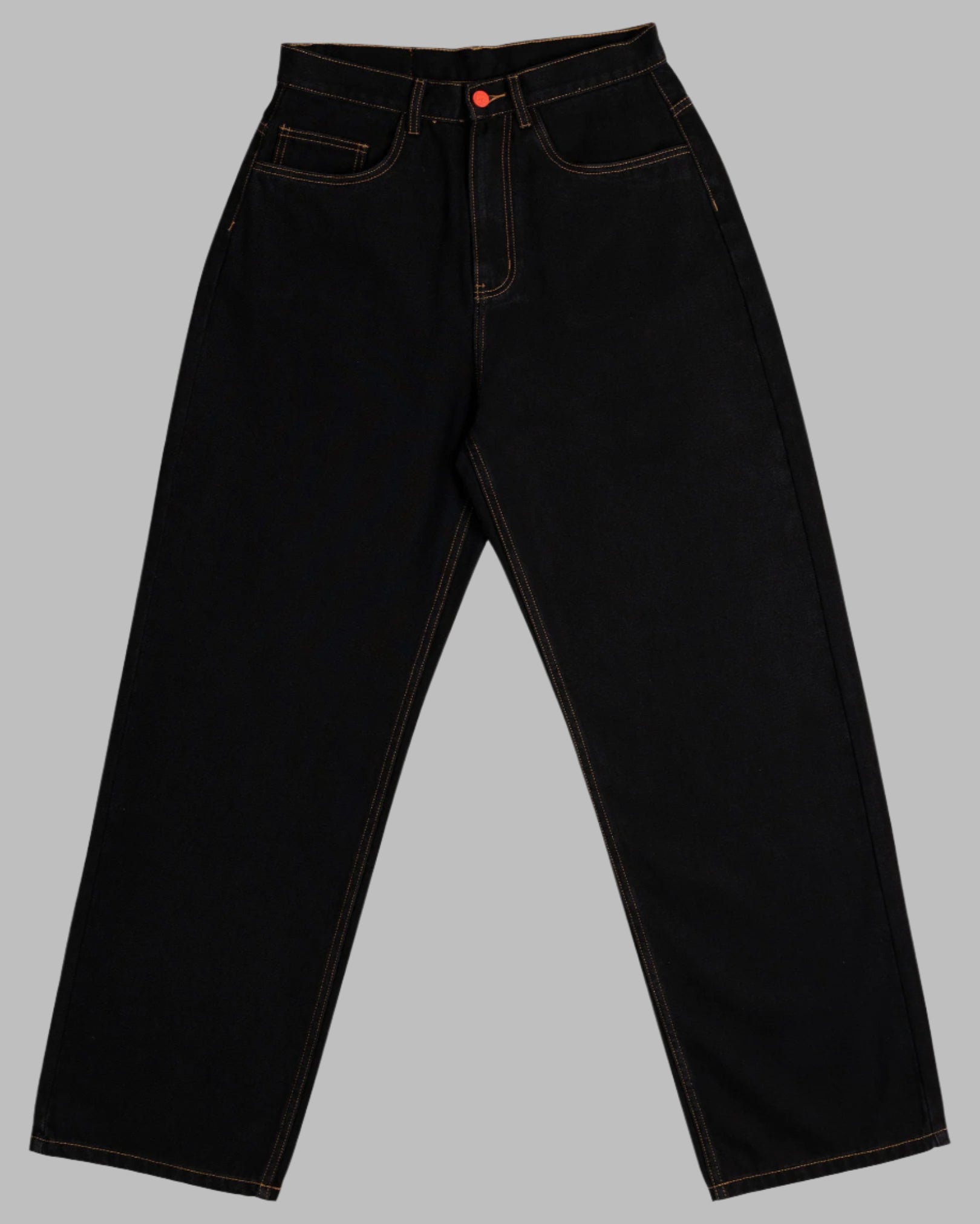 SUPER LOOSE - BLACK WITH TOBACCO STICHING